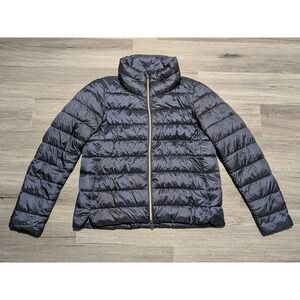 Save The Duck Women's Navy Blue Plumtech Ultra‎ Light Puffer Jacket Size 4/XL